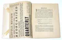 ''The Little Review'' 1921 Autumn （ 「リトル・レビュー」誌 ブランク－シ特集号）