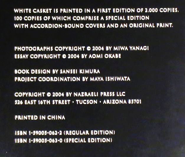 WHITE CASKET (海外版やなぎみわ写真集)(やなぎみわ/Miwa Yanagi WHITE CASKET (海外版やなぎみわ写真集)(やなぎみわ/Miwa Yanagi