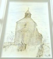 斎藤真一 淡彩画集 哀歌 （限定本A：限定30部 額装肉筆淡彩画一額・銅版画5葉付属）