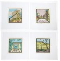 僕の名古屋十二景 （限定30部 版画集・木版画12葉）