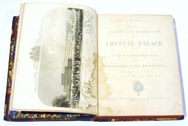 1851年 ロンドン万博・水晶宮 関連洋古書 2組4冊 / 古本、中古本、古