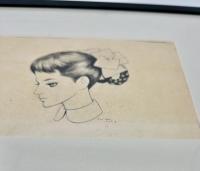 『女』中原淳一　挿絵原画作品