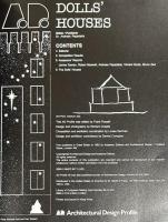 DOLLS' HOUSES ARCHTECTUAL DESIGN