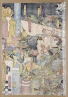 【浮世絵】青物魚軍勢大合戦之図