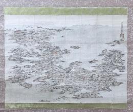 大江戸鳥瞰図（日本名所の絵）