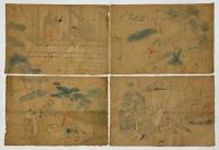 合羽刷り 弘法大師 木版画