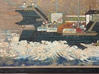 阿蘭陀船渡船之図 絵馬