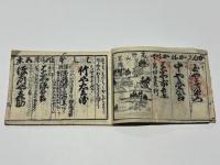 大坂 大川組 (定宿帳)　高野山大和巡リ伊勢参詣西京マデ　社中印取