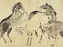 中国馬図 巻物