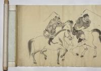 中国馬図 巻物