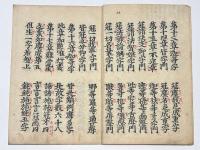 一行禅師字母表 附 離分　(高野版)