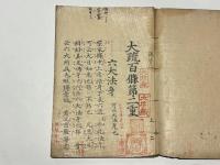 大疏百條第二重