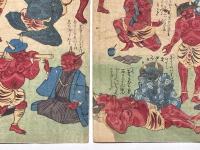 雷神秋の夕立鏡
