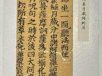 叡山版 大方等大集月蔵経 断簡