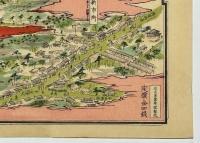 美濃霞間渓真景明細絵図