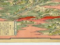美濃霞間渓真景明細絵図
