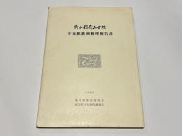 埼玉 稲荷山古墳　辛亥銘鉄剣修理報告書