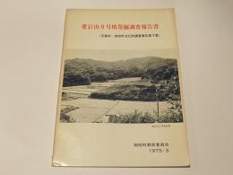 愛宕山9号墳発掘調査報告書