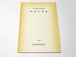 西山古墳群 : 鯖江市埋蔵文化財調査報告