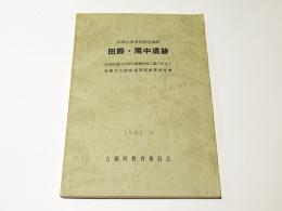 和歌山県有田郡吉備町　田殿・尾中遺跡 　庄地区道12号長田連絡改修工事に伴なう埋蔵文化財発掘調査概要報告書