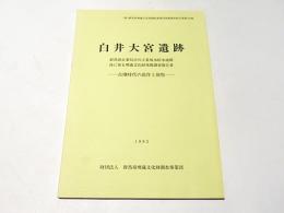 白井大宮遺跡 : 古墳時代の畠作と放牧 群馬県企業局渋川工業用水貯水池関係に係る埋蔵文化財発掘調査報告書