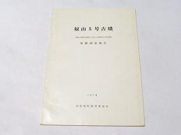 奴山5号古墳発掘調査報告 : 福岡県宗像郡津屋崎町大字奴山字正園所在の古墳の調査