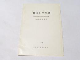 奴山5号古墳発掘調査報告 : 福岡県宗像郡津屋崎町大字奴山字正園所在の古墳の調査