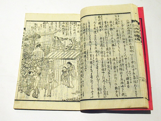 江戸名所花暦 (和本)(岡山鳥編 長谷川雪旦画) / 古本、中古本