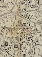 西国巡大和廻 方角絵図
