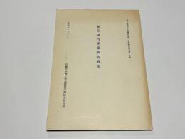 東寺境内発掘調査概報　『教王護国寺防災施設工事・発掘調査報告書』抜刷