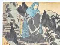 高野山麓　鏡石の図