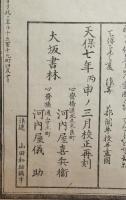 新改正攝津国名所旧跡細見大絵図