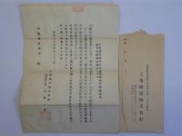 伊藤喜十郎(三代目)自筆書簡　小野慶太郎あて
