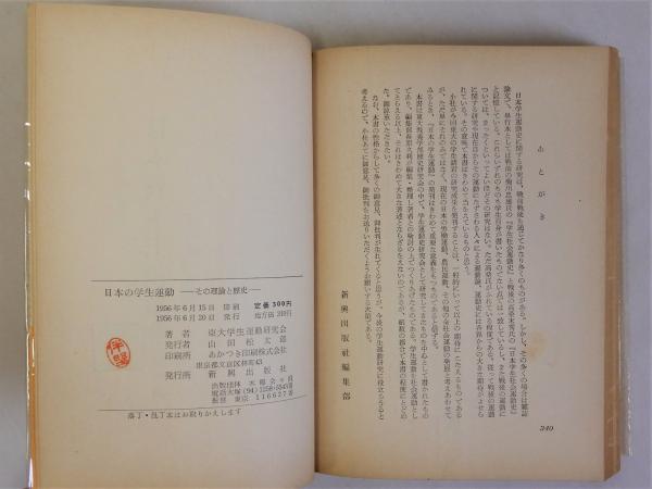 日本の学生運動 その理論と歴史(東大学生運動研究会) / 瑞弘堂