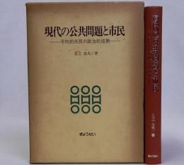現代の公共問題と市民　平均的市民の政治的成熟