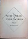 10TH WORLD CONGRESS OF SOCIAL PSYCHIATRY