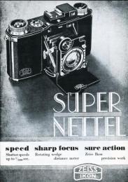 SUPER NETTEL　camera and associated accessories　<英文カタログ>
