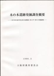 木の本遺跡発掘調査概要 : 八尾空港北濠内特定保水池整備工事に伴う第8次発掘調査