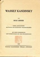 Wassili Kandinsky. unter autorisierter Benutzung der russischen Selbstbiographie.  
Dresden. Rudolf Kaem