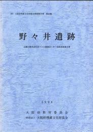 野々井遺跡 : 近畿自動車道松原すさみ線建設に伴う発掘調査報告書 