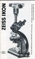 ZEISS　IKON　CATALOGUE FOR 1936<REPRINT>