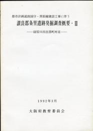 讃良郡条里遺跡発掘調査概要 : 都市計画道路国守・黒原線建設工事に伴う 3 