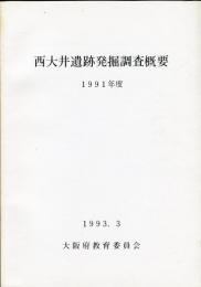 西大井遺跡発掘調査概要 1991年度 