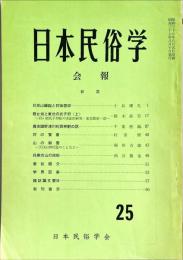 日本民俗学会報　第23号　
Bulletin of the Folklore Society of Japan 
NIHON-MINZOKUGAKU