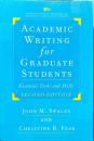 Academic writing for graduate students : essential tasks and skills : pbk
2nd ed
