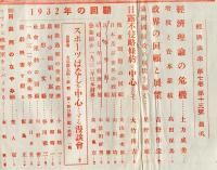 経済往来　7巻13号「1932年の回顧」