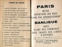 [仏] PARIS PAR ARRONDISSEMENT ET　BANLIEUE