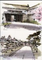 大阪八景 第5輯 　大阪城　絵葉書８葉