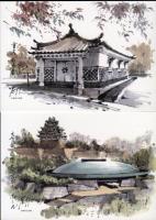 大阪八景 第8輯 　大阪城３　絵葉書８葉
大阪築城400年記念