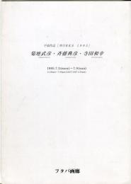 菊地武彦・斎藤典彦・寺田和幸　
平面作品「WORKS　1995」